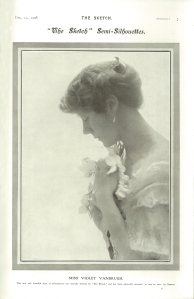 Miss Violet Vanbrugh - The Sketch - 12th December 1906